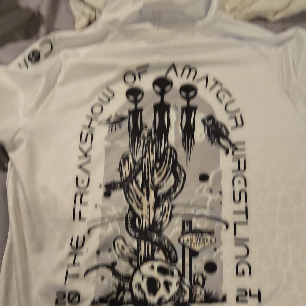 White Graphic Hoodie